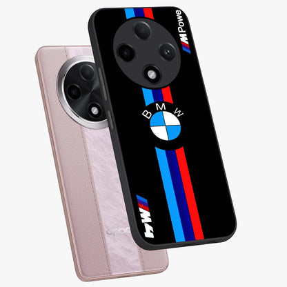 Turbo BMW Beast Glass Case displayed in angled mockup highlighting sleek racing car design with bold automotive aesthetic.
