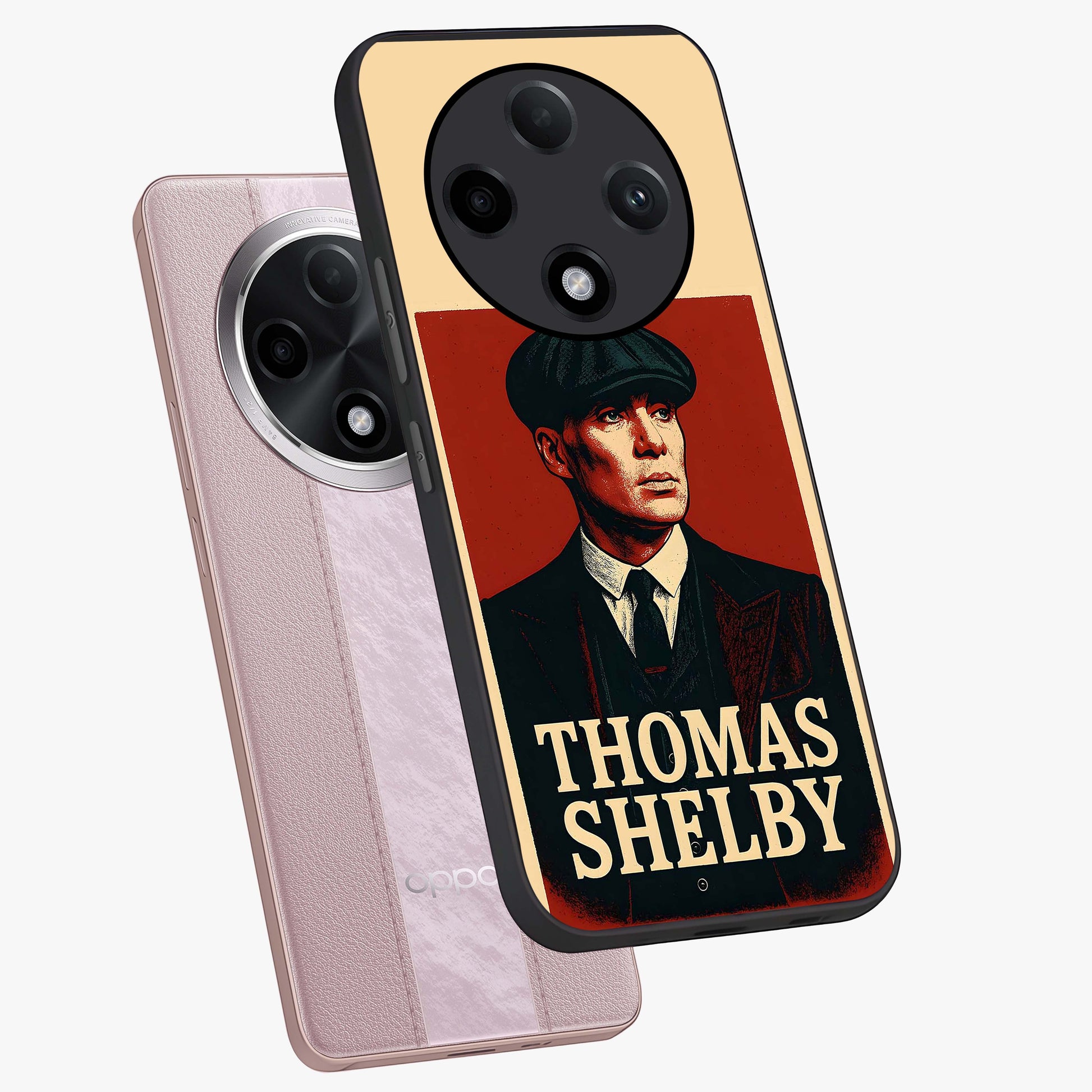 Vintage Mafia Authority Glass Case displayed in angled mockup highlighting powerful retro design with classic gangster aesthetic.