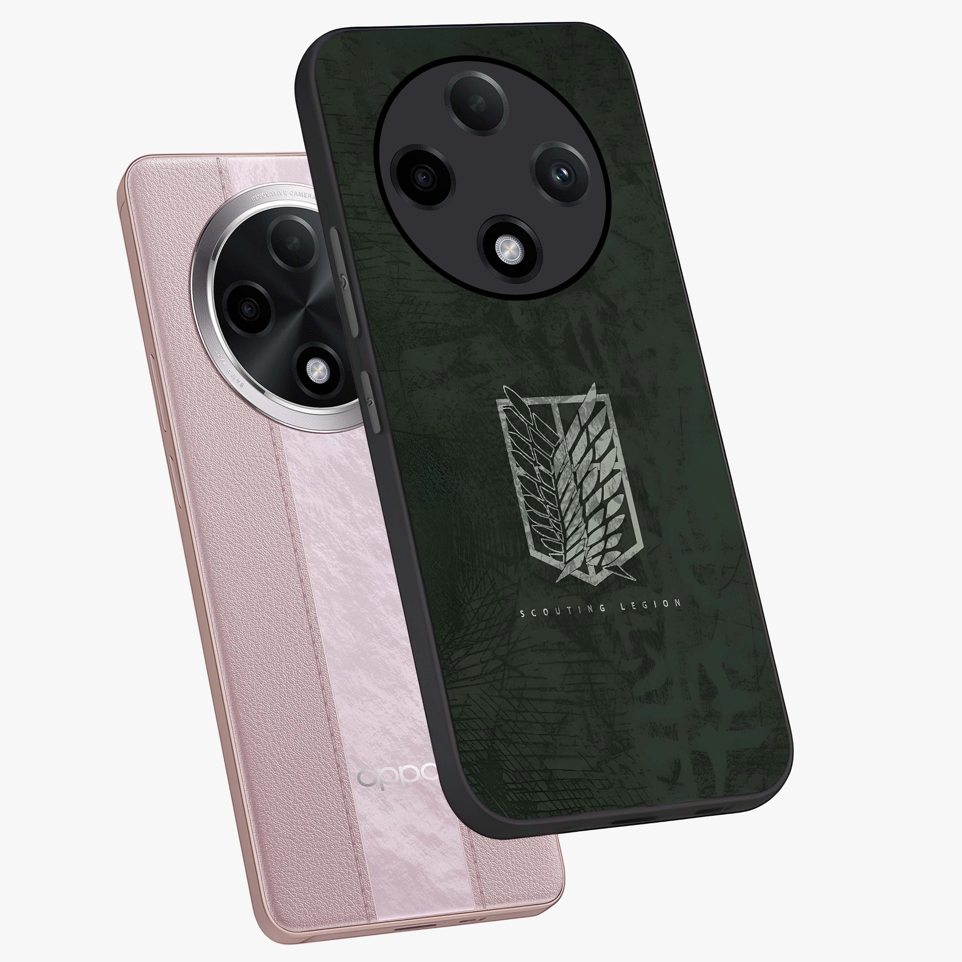 Wings Of Freedom Glass Case displayed in angled mockup highlighting graceful wing design with inspirational aesthetic.