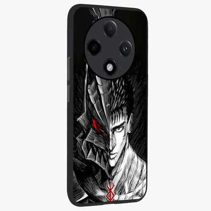 Berserker Blood Oath Glass Case upright view showcasing intense warrior aesthetic with dramatic artistic style.
