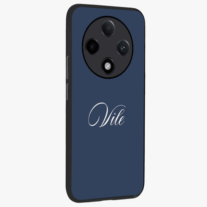 Blue Vintage Floral Pattern Glass Case displayed in angled mockup highlighting classic blue floral pattern and retro aesthetic design.