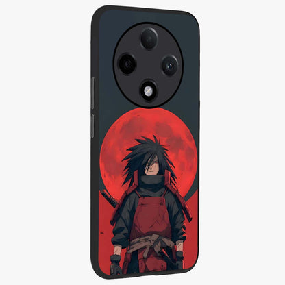 Crimson Moon Warlord Glass Case upright view showcasing powerful warlord artwork with dark celestial theme.