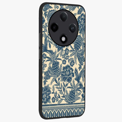 Heirloom Wild Bloom Glass Case upright view showcasing delicate wildflower artwork with timeless floral theme.
