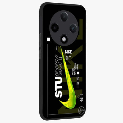 Neon Street Edition Glass Case upright view showcasing colorful neon artwork with modern street culture theme.