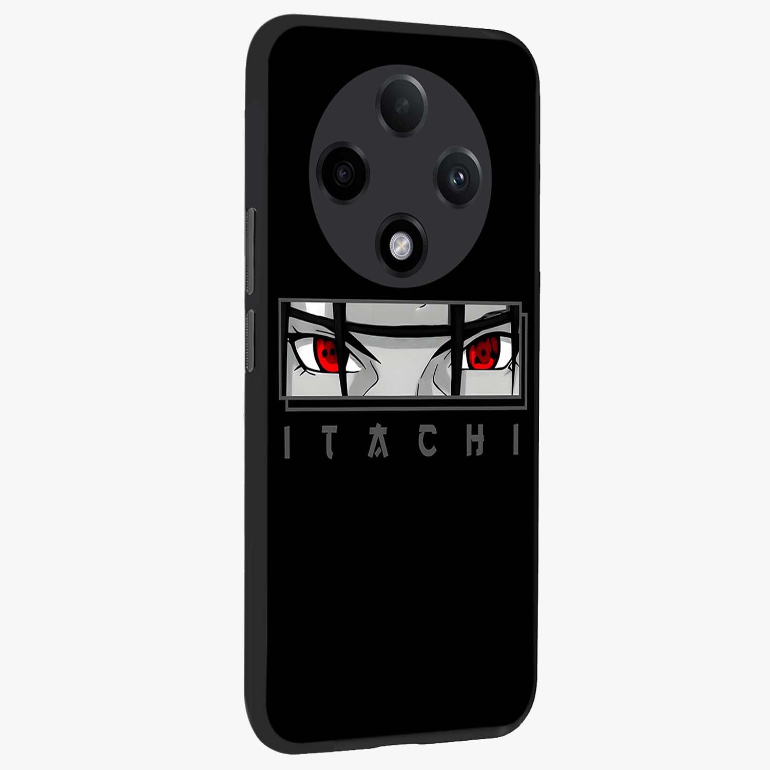 Scarlet Gaze Dominance Glass Case upright view showcasing powerful dramatic artwork with dominant artistic theme.