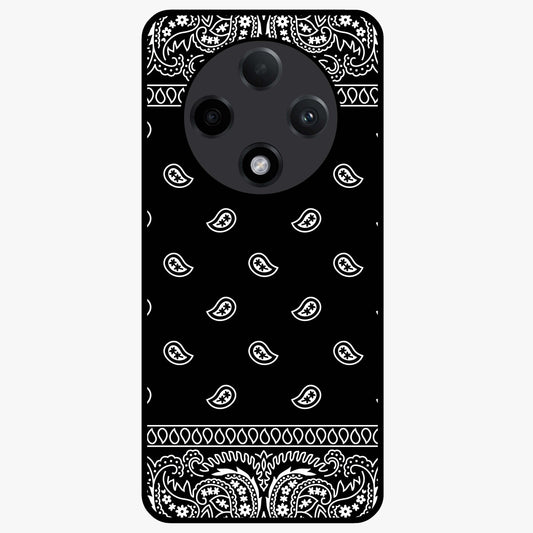 Retro Rebel Threads Glass Case showing flat back view with vintage street style artwork and glossy glass finish.