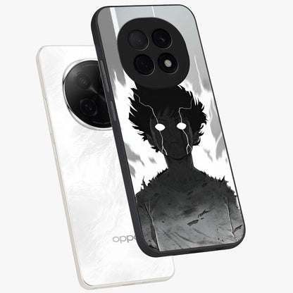 Awakened Inner Rage Glass Case displayed in angled mockup highlighting powerful graphic design and bold artistic theme.
