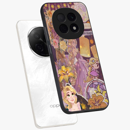 Magical Tangled Dream Glass Case displayed in angled mockup highlighting whimsical fantasy design with magical aesthetic.