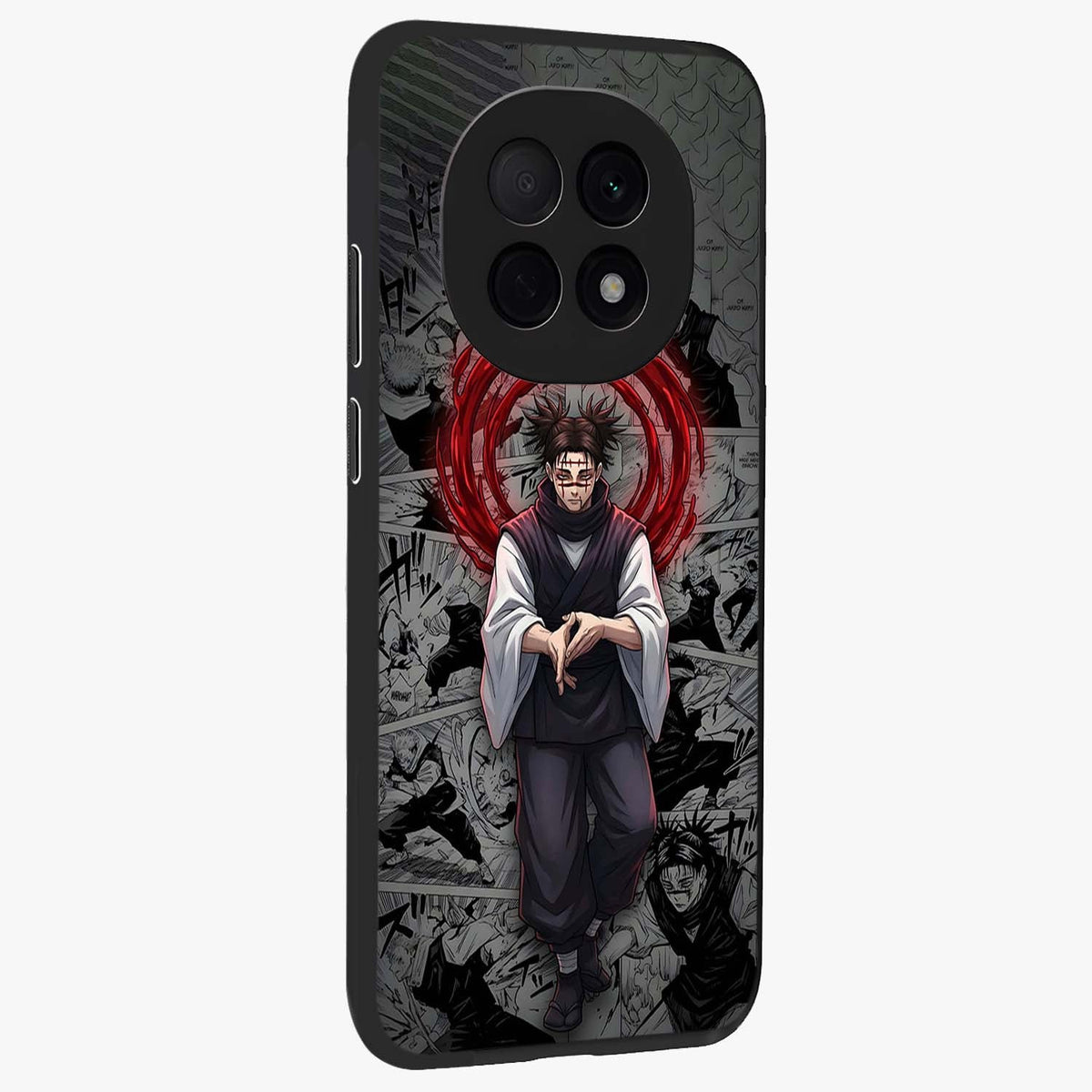 Cursed Ritual Ascension Glass Case upright view showcasing powerful ascension artwork with dark fantasy theme.