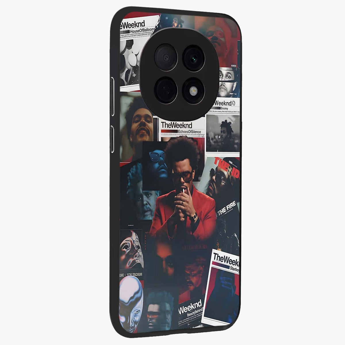 The Weeknd Glass Case upright view showcasing bold music themed artwork with contemporary artistic style.