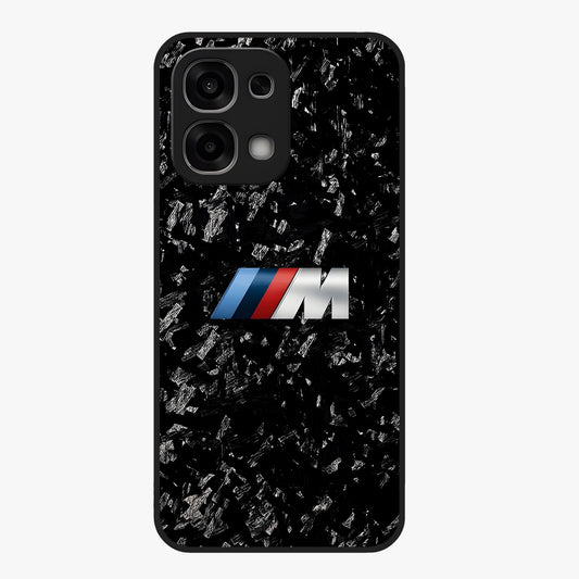 Carbon Speed Mark Glass Case showing flat back view with sporty carbon pattern artwork and glossy glass finish.