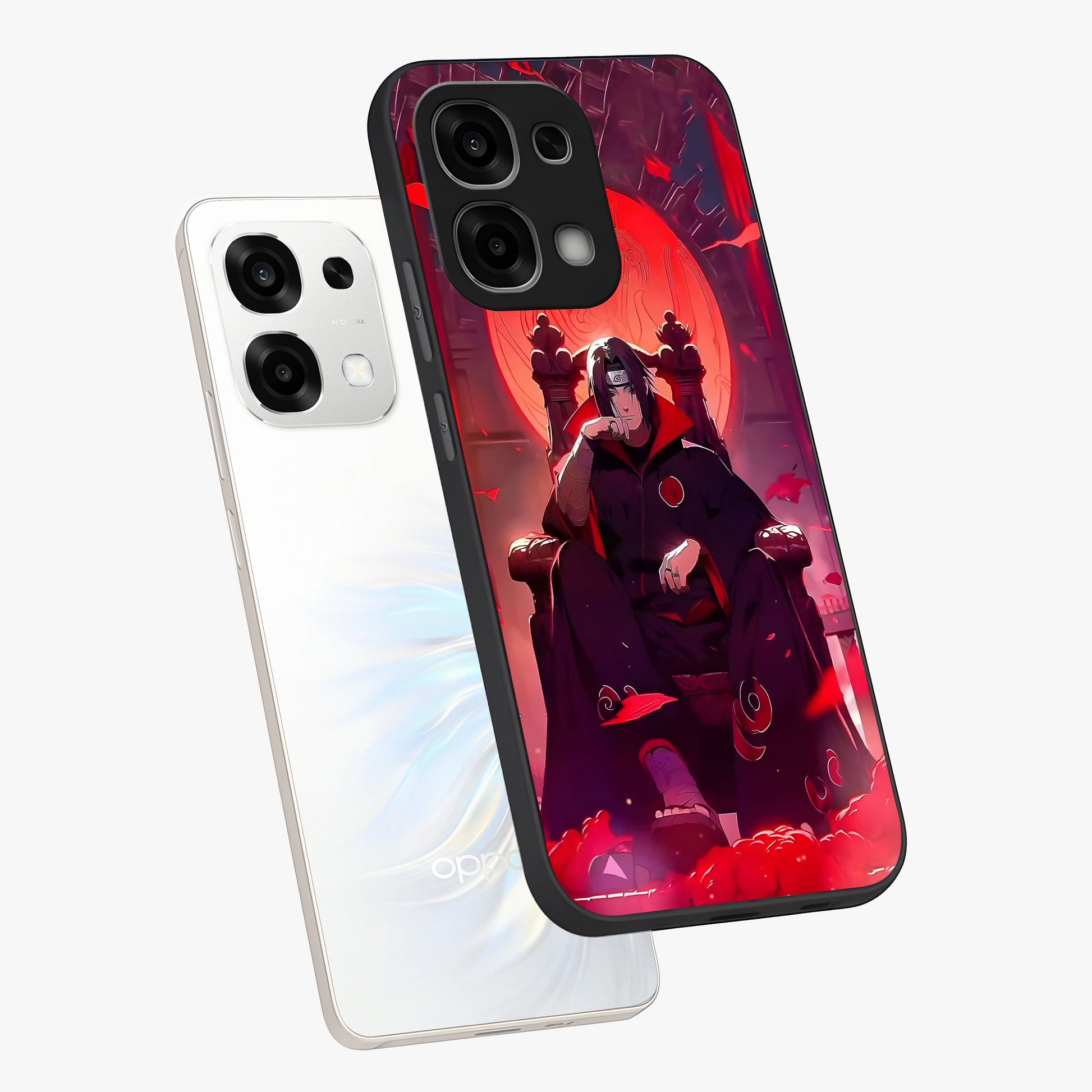 Blood Moon Sovereign Glass Case displayed in angled mockup highlighting dark celestial moon design and dramatic theme.