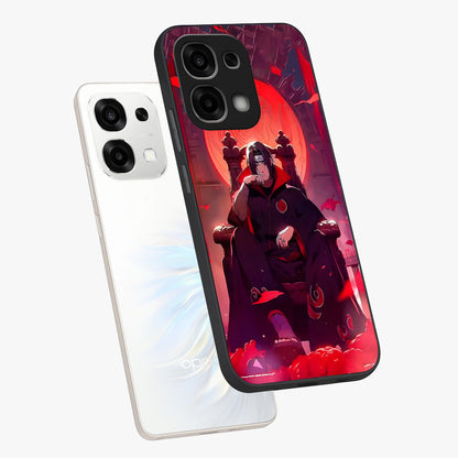 Blood Moon Sovereign Glass Case displayed in angled mockup highlighting dark celestial moon design and dramatic theme.