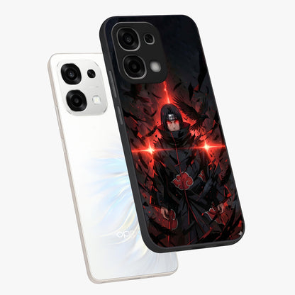 Focused Blade Discipline Glass Case displayed in angled mockup highlighting clean minimal text artwork with modern aesthetic style.