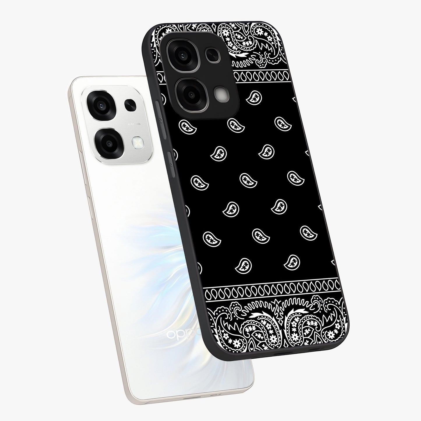 Retro Rebel Threads Glass Case displayed in angled mockup highlighting retro inspired graphic design with rebellious aesthetic.