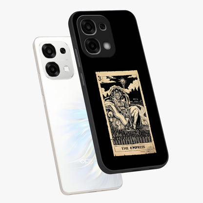 The Empress Glass Case displayed in angled mockup highlighting elegant royal design with majestic aesthetic style.