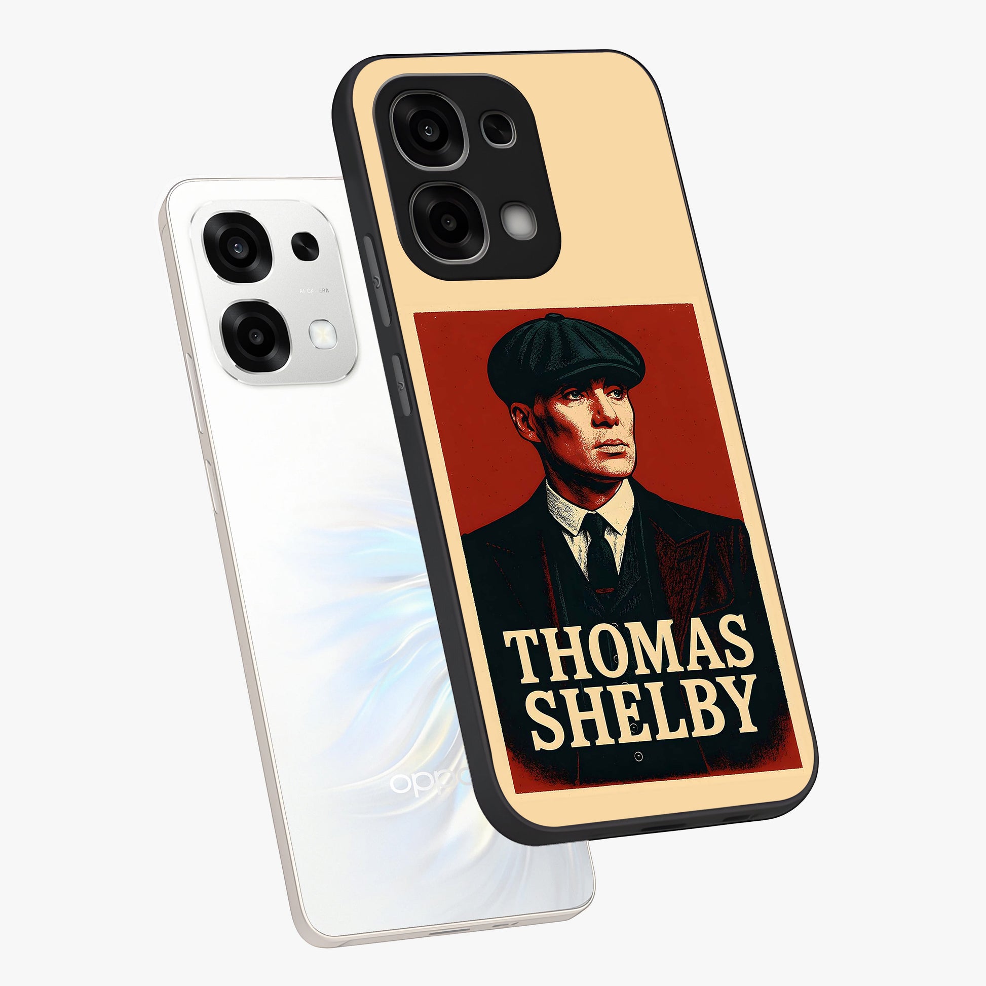 Vintage Mafia Authority Glass Case displayed in angled mockup highlighting powerful retro design with classic gangster aesthetic.