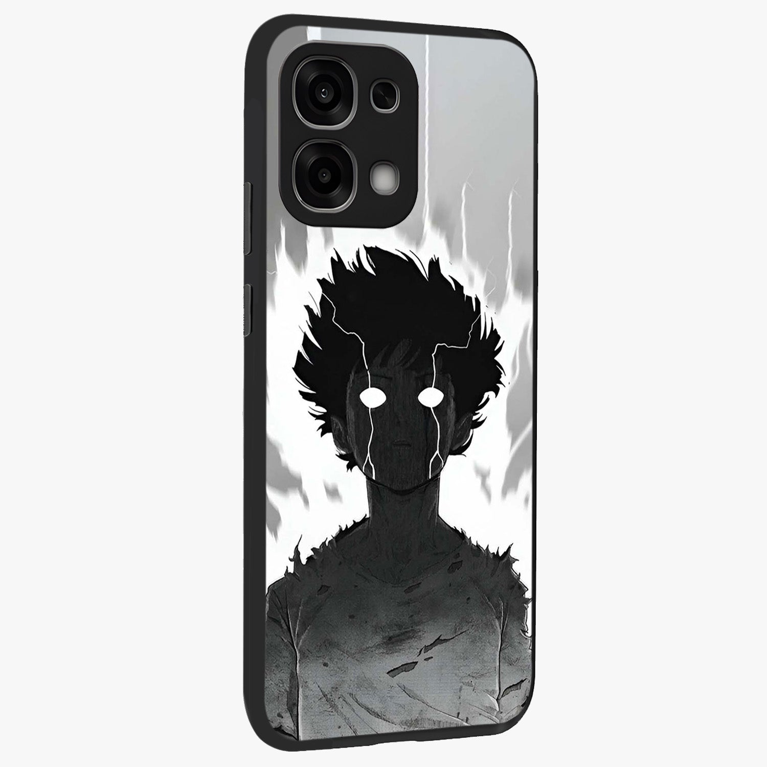 Awakened Inner Rage Glass Case upright view showcasing dramatic artwork with strong expressive aesthetic.