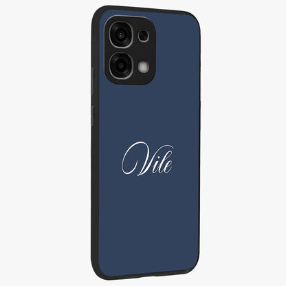 Blue Vintage Floral Pattern Glass Case displayed in angled mockup highlighting classic blue floral pattern and retro aesthetic design.