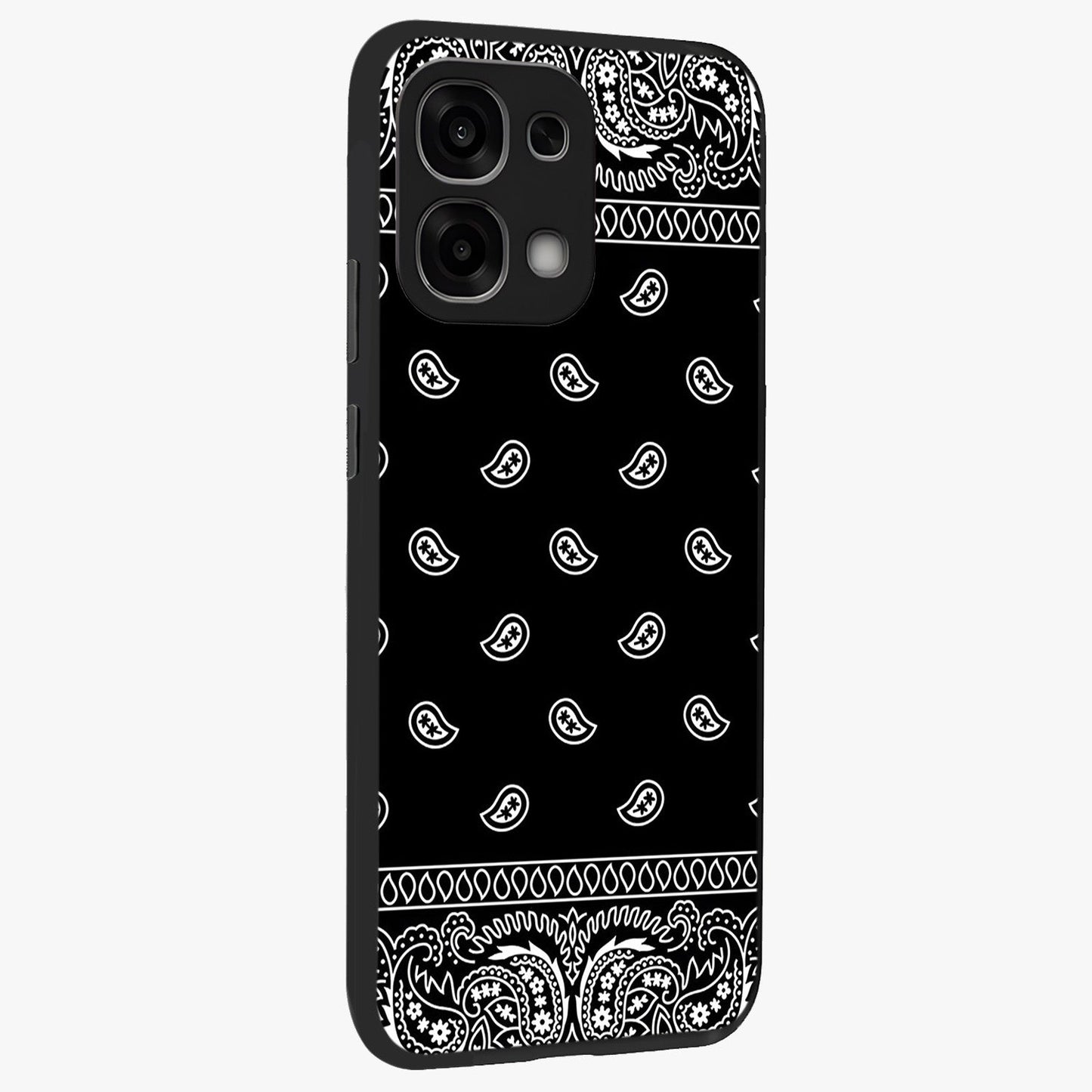 Retro Rebel Threads Glass Case upright view showcasing stylish vintage artwork with bold retro theme.