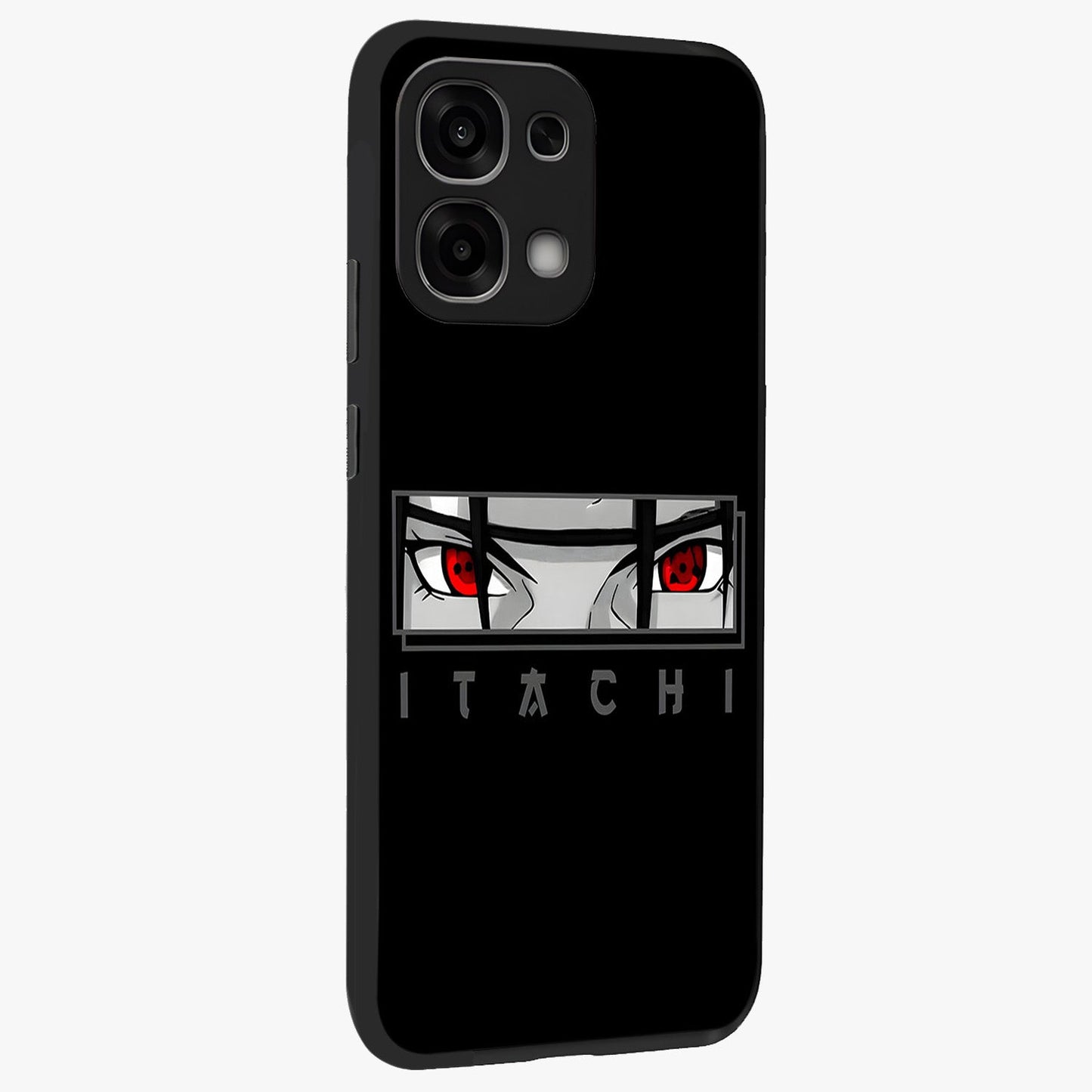 Scarlet Gaze Dominance Glass Case upright view showcasing powerful dramatic artwork with dominant artistic theme.