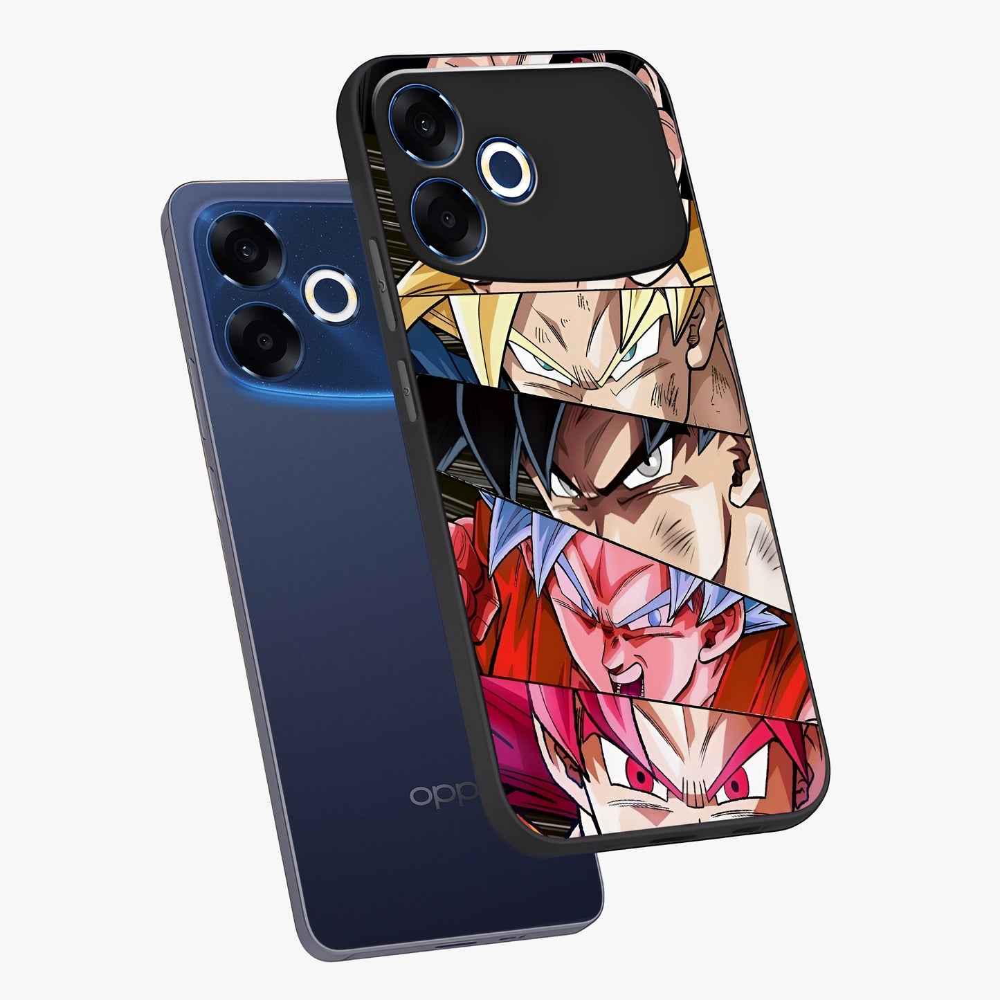 Anime Character Glass Case displayed in angled mockup highlighting colorful anime character illustration.