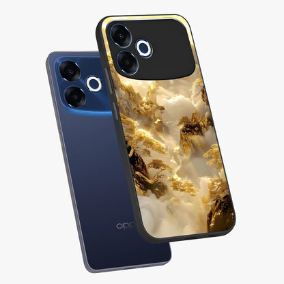 Gates Of Illumination Glass Case displayed in angled mockup highlighting radiant portal inspired design with fantasy aesthetic.