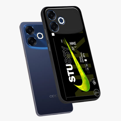 Neon Street Edition Glass Case displayed in angled mockup highlighting vibrant urban design with bold street aesthetic.