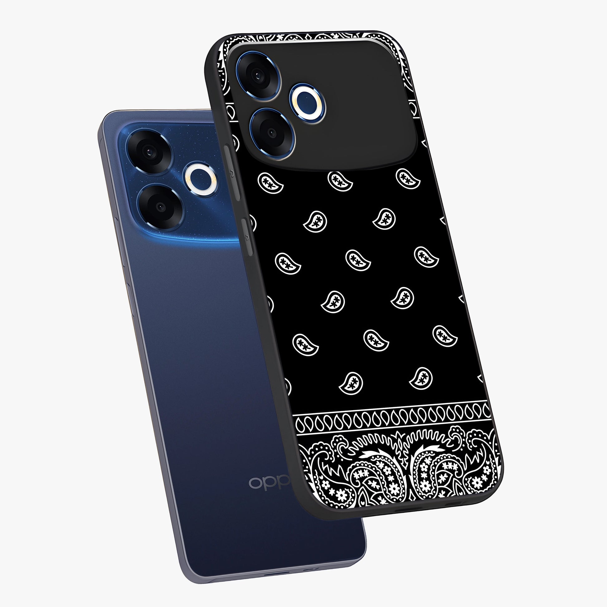Retro Rebel Threads Glass Case displayed in angled mockup highlighting retro inspired graphic design with rebellious aesthetic.