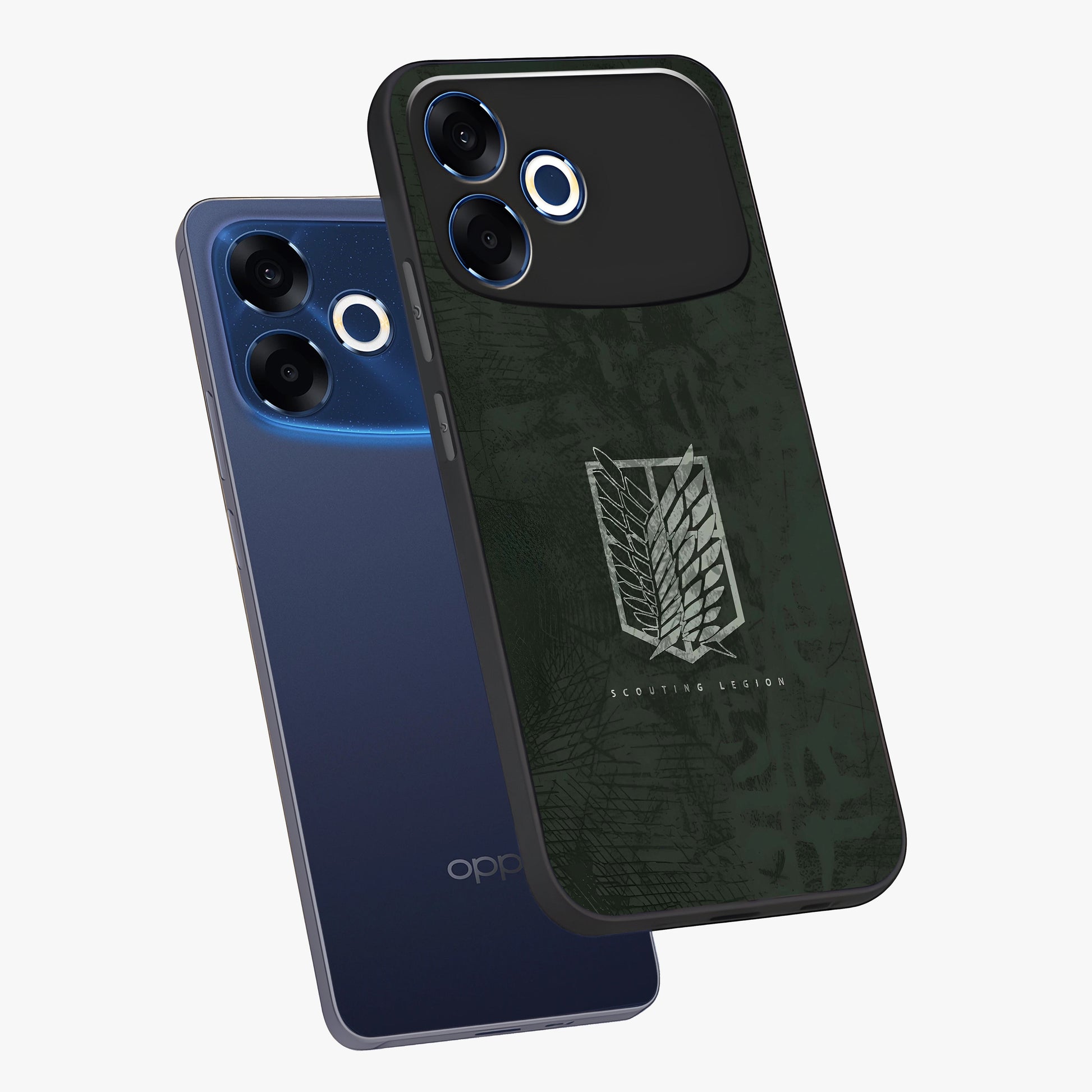 Wings Of Freedom Glass Case displayed in angled mockup highlighting graceful wing design with inspirational aesthetic.
