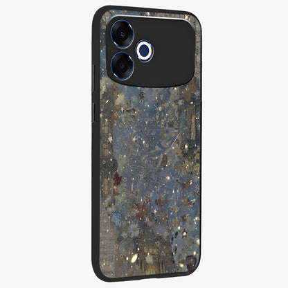 Aesthetic Astrolophia Glass Case upright view showcasing soft aesthetic theme with stylish modern look.