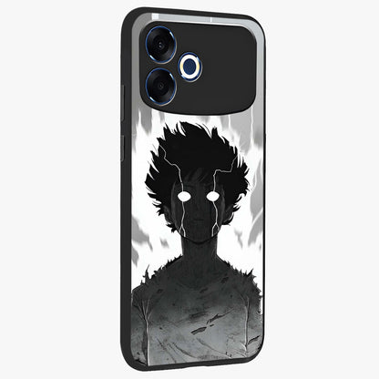 Awakened Inner Rage Glass Case upright view showcasing dramatic artwork with strong expressive aesthetic.