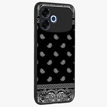 Retro Rebel Threads Glass Case upright view showcasing stylish vintage artwork with bold retro theme.