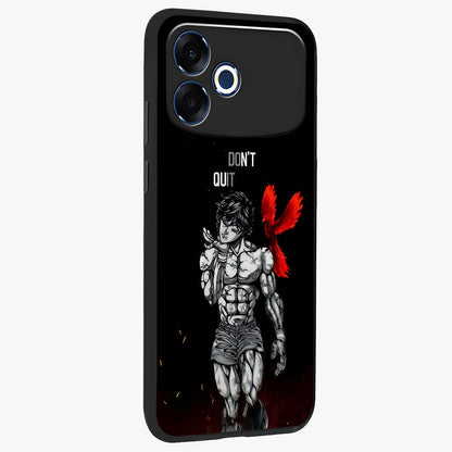 Rise Beyond Limits Glass Case upright view showcasing powerful inspirational artwork with uplifting theme.