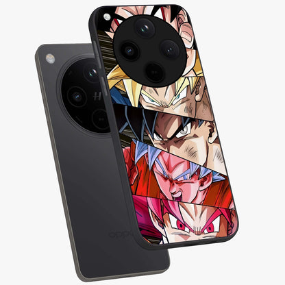 Anime Character Glass Case displayed in angled mockup highlighting colorful anime character illustration.