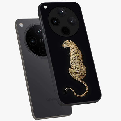 Regal Leopard Glass Case displayed in angled mockup highlighting powerful animal illustration with stylish wild aesthetic.
