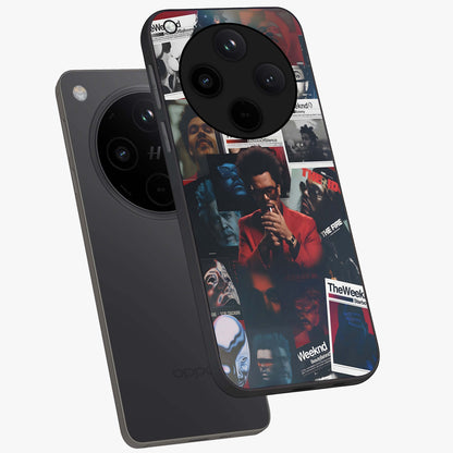 The Weeknd Glass Case displayed in angled mockup highlighting stylish pop culture inspired design with modern aesthetic.