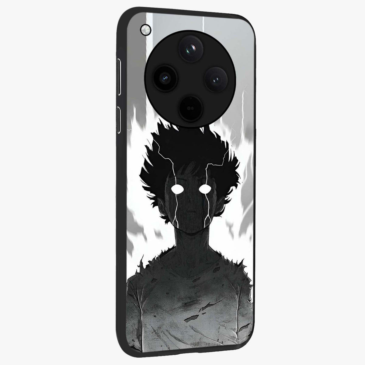 Awakened Inner Rage Glass Case upright view showcasing dramatic artwork with strong expressive aesthetic.