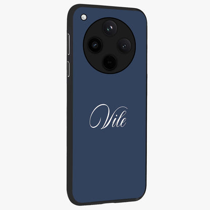 Blue Vintage Floral Pattern Glass Case displayed in angled mockup highlighting classic blue floral pattern and retro aesthetic design.