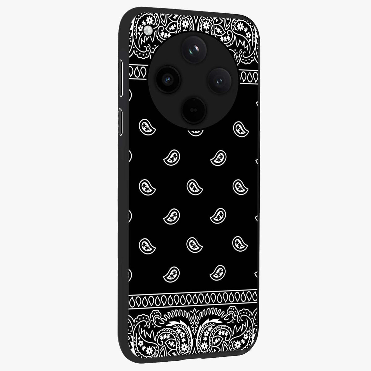 Retro Rebel Threads Glass Case upright view showcasing stylish vintage artwork with bold retro theme.