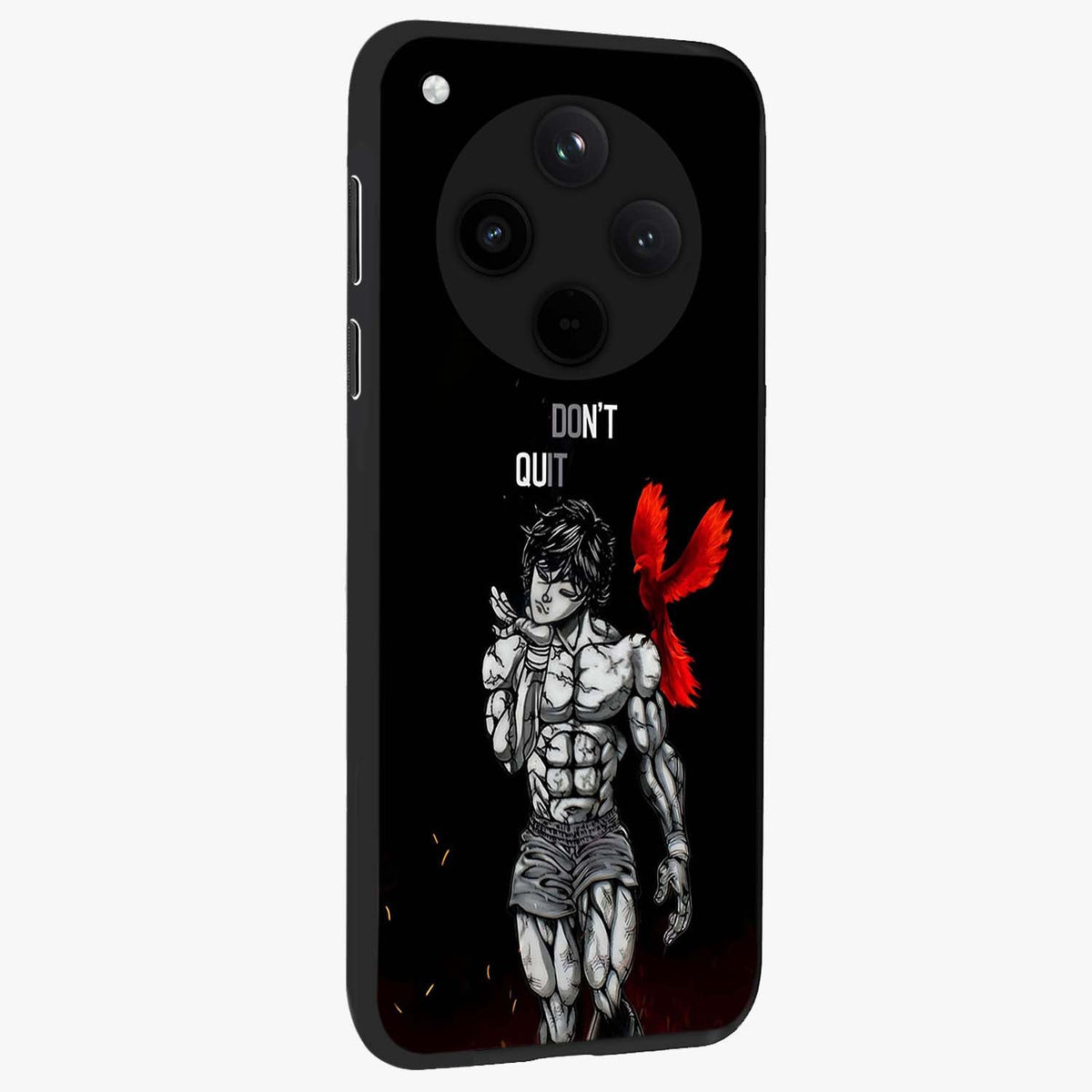 Rise Beyond Limits Glass Case upright view showcasing powerful inspirational artwork with uplifting theme.