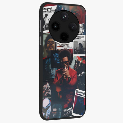 The Weeknd Glass Case upright view showcasing bold music themed artwork with contemporary artistic style.