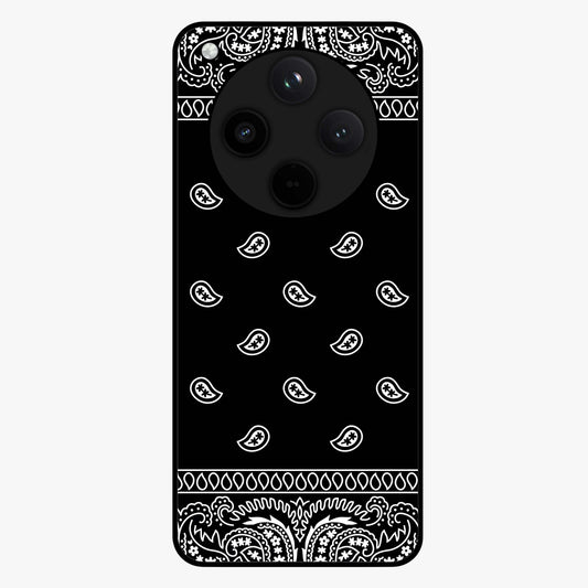 Retro Rebel Threads Glass Case showing flat back view with vintage street style artwork and glossy glass finish.