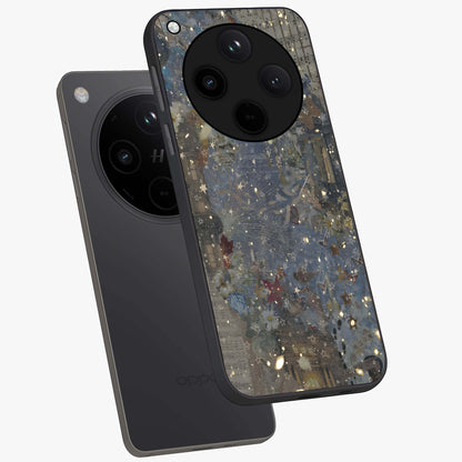 Aesthetic Astrolophia Glass Case displayed in angled mockup highlighting artistic aesthetic elements and smooth glass surface.