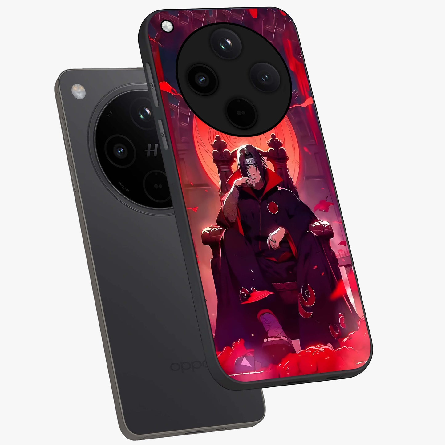 Blood Moon Sovereign Glass Case displayed in angled mockup highlighting dark celestial moon design and dramatic theme.