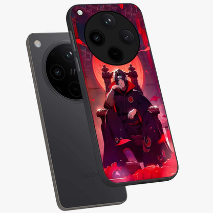 Blood Moon Sovereign Glass Case displayed in angled mockup highlighting dark celestial moon design and dramatic theme.