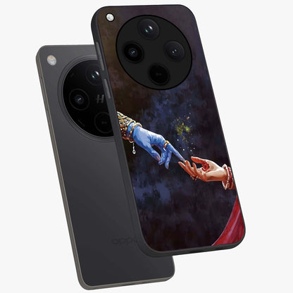 Divine Touch Eternal Glass Case displayed in angled mockup highlighting elegant divine inspired design with calm aesthetic style.