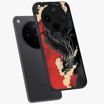 Shadow Dragon Fury Glass Case displayed in angled mockup highlighting powerful dragon illustration with dark fantasy aesthetic.