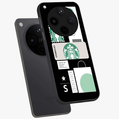 Starbucks Mocha Glass Case displayed in angled mockup highlighting stylish mocha themed design with cozy café aesthetic.