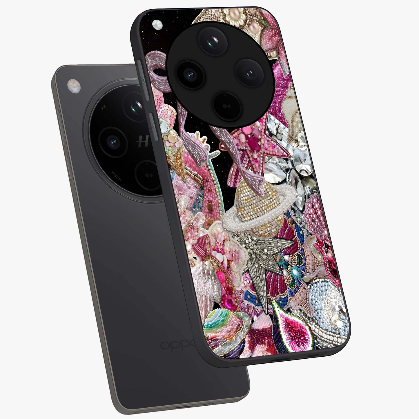 Starlit Jewel Dream Glass Case displayed in angled mockup highlighting glowing celestial jewel design with dreamy aesthetic.